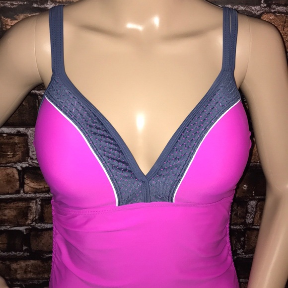 Free Country tankini double straps molded cups - Picture 3 of 7